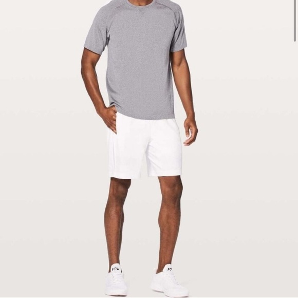 Lululemon Pace Breaker Lined Short 9" White Men XL Athletic - Picture 1 of 12